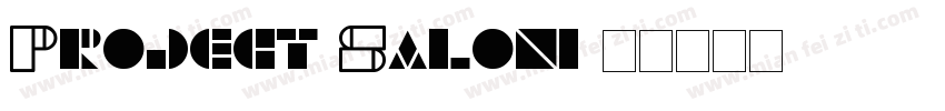 Project Saloni字体转换
